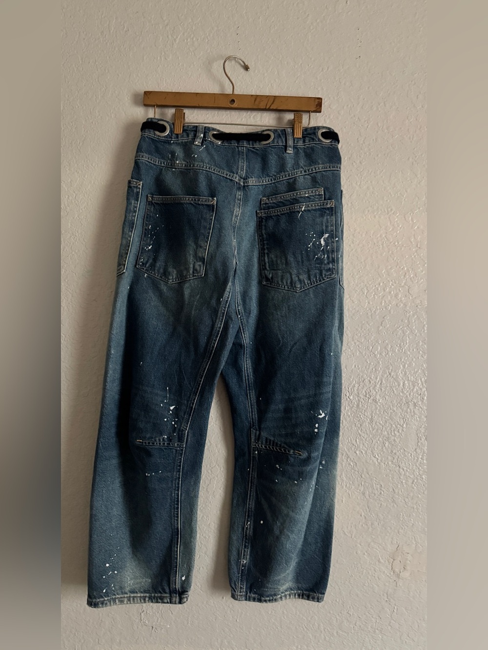 Free People We The Free Moxie Pull-On Barrel Jeans - Picture 2 of 4